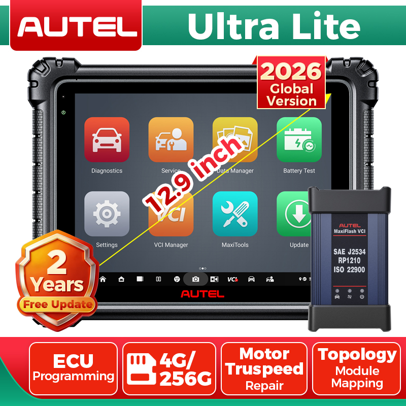 Autel Maxisys Ultra - Autel MaxiCOM Ultra Lite сканер Верхний