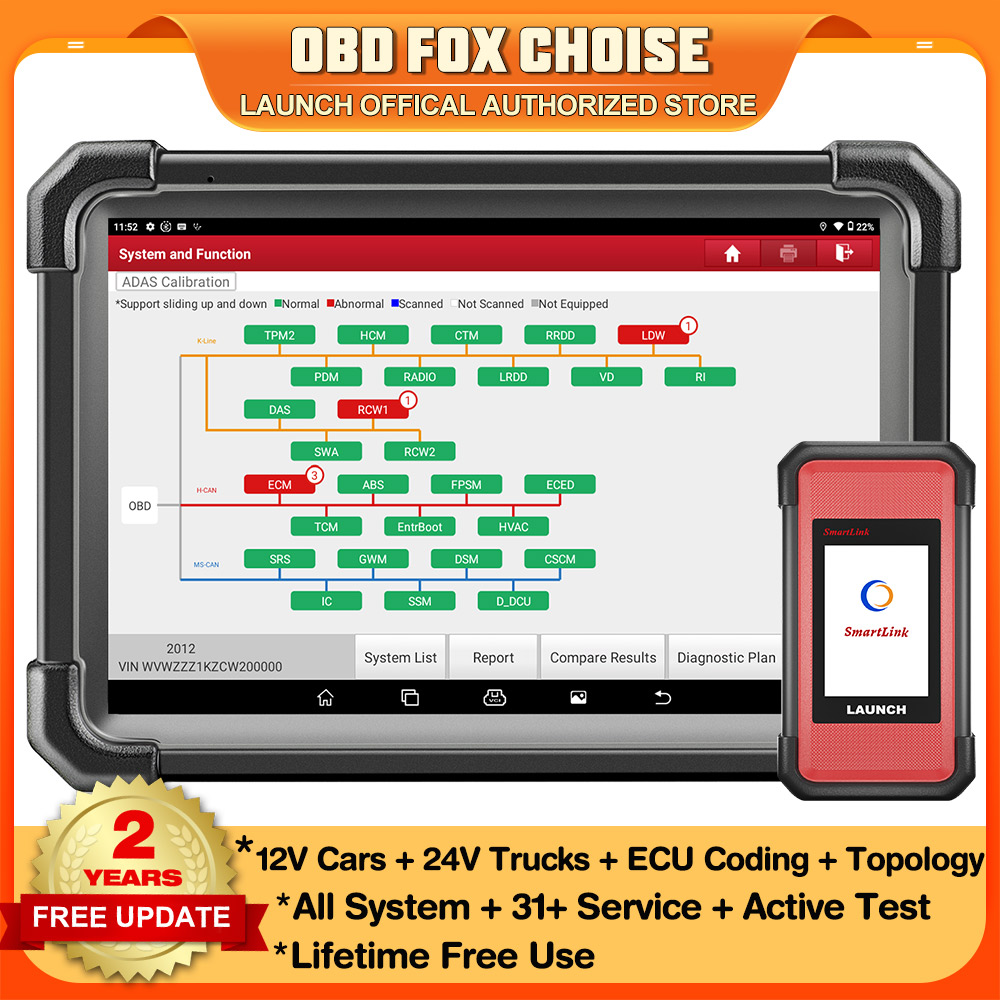 Obd2 Scanner Bidirectional Launch X431 - Диагностический сканер LAUNCH X431 PRO3S +