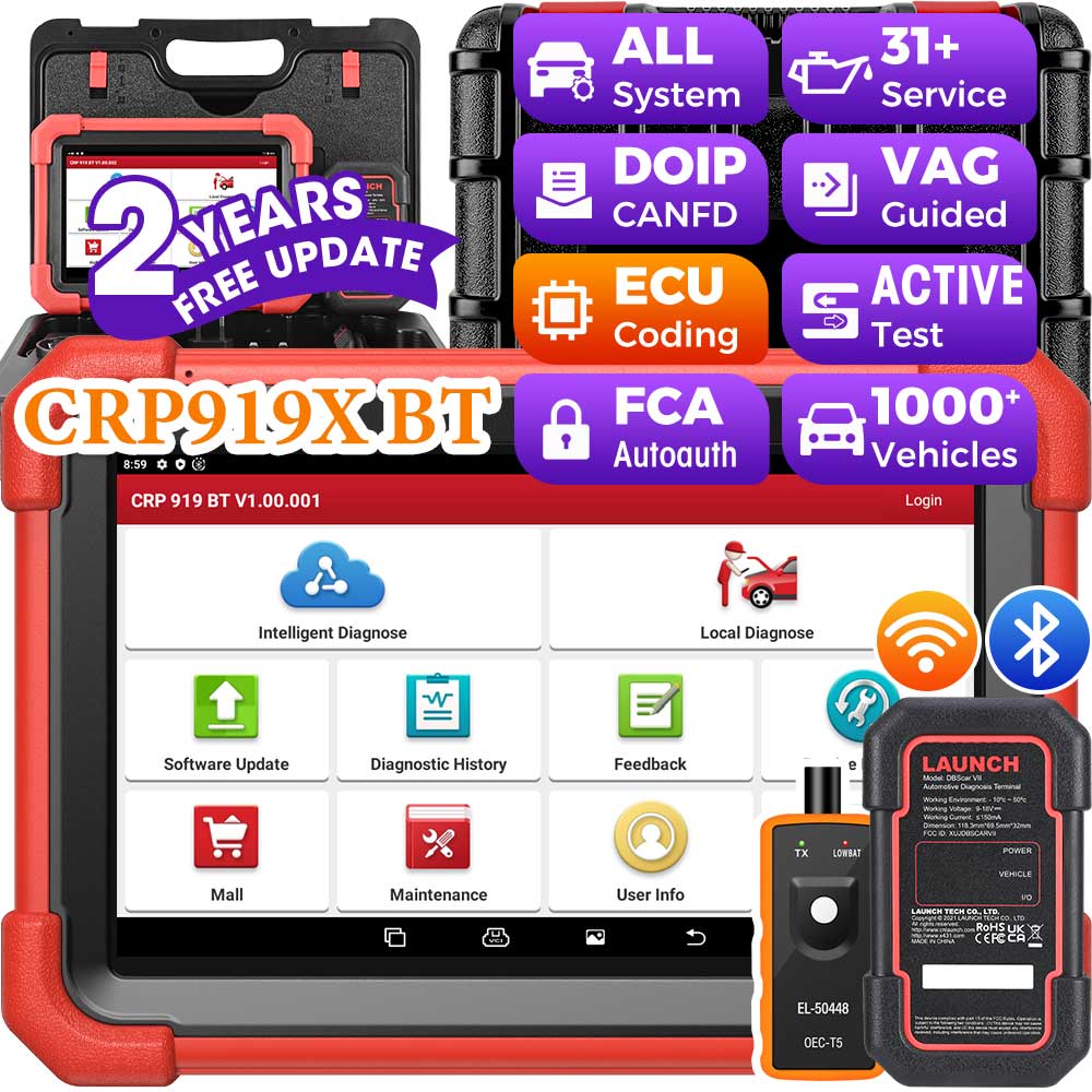 Obd2 Scanner Bidirectional Launch X431 - LAUNCH X431 CRP919X BT Беспроводной Bluetooth