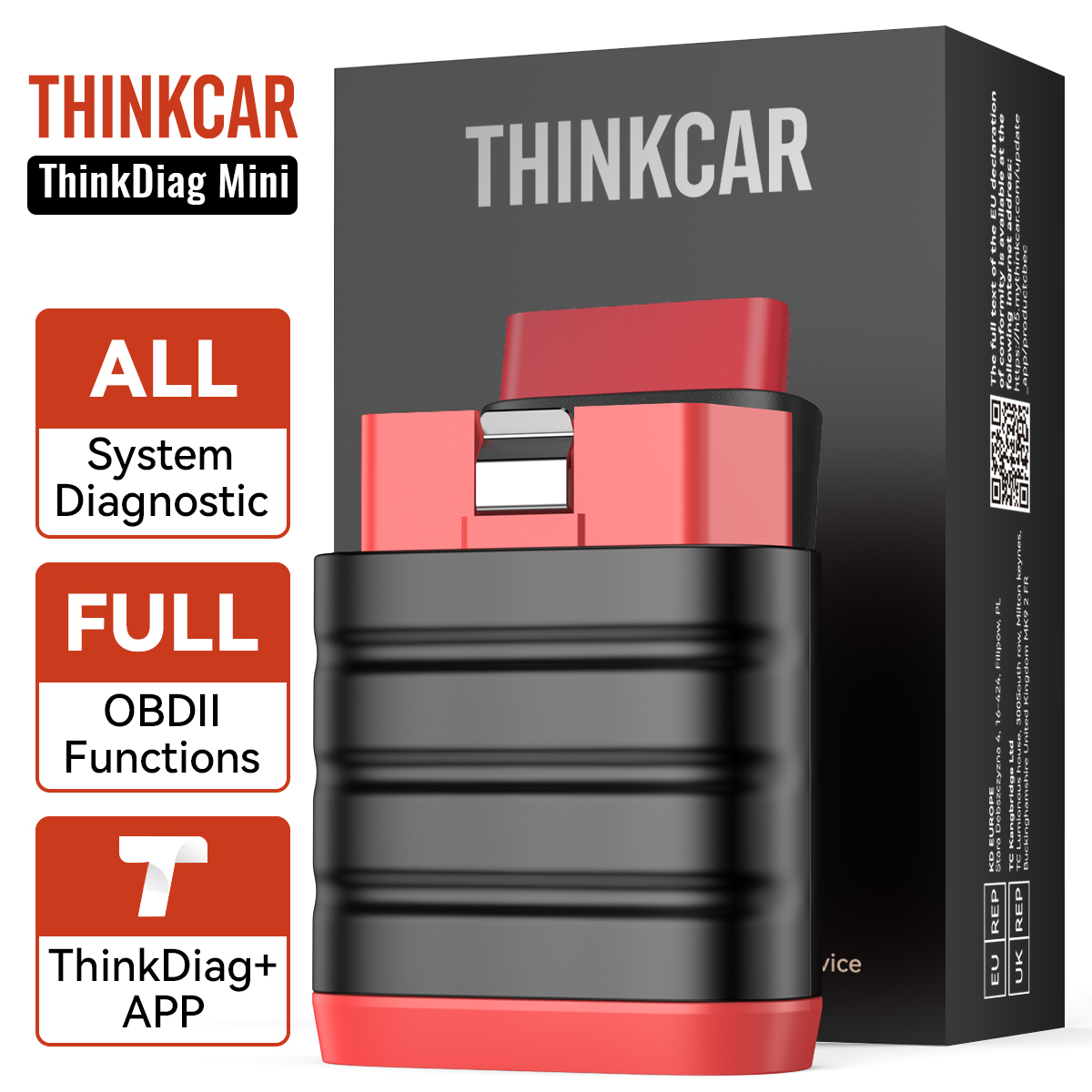 Thinkcar Thinkdiag 2 - 10-100 шт. THINKDIAG Mini/THINKCAR BD6 OBD2
