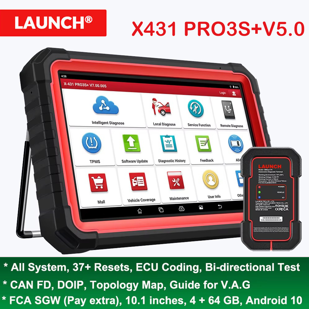 Obd2 Scanner Bidirectional Launch X431 - LAUNCH X431 PRO3S+ V5.0 – автомобильный