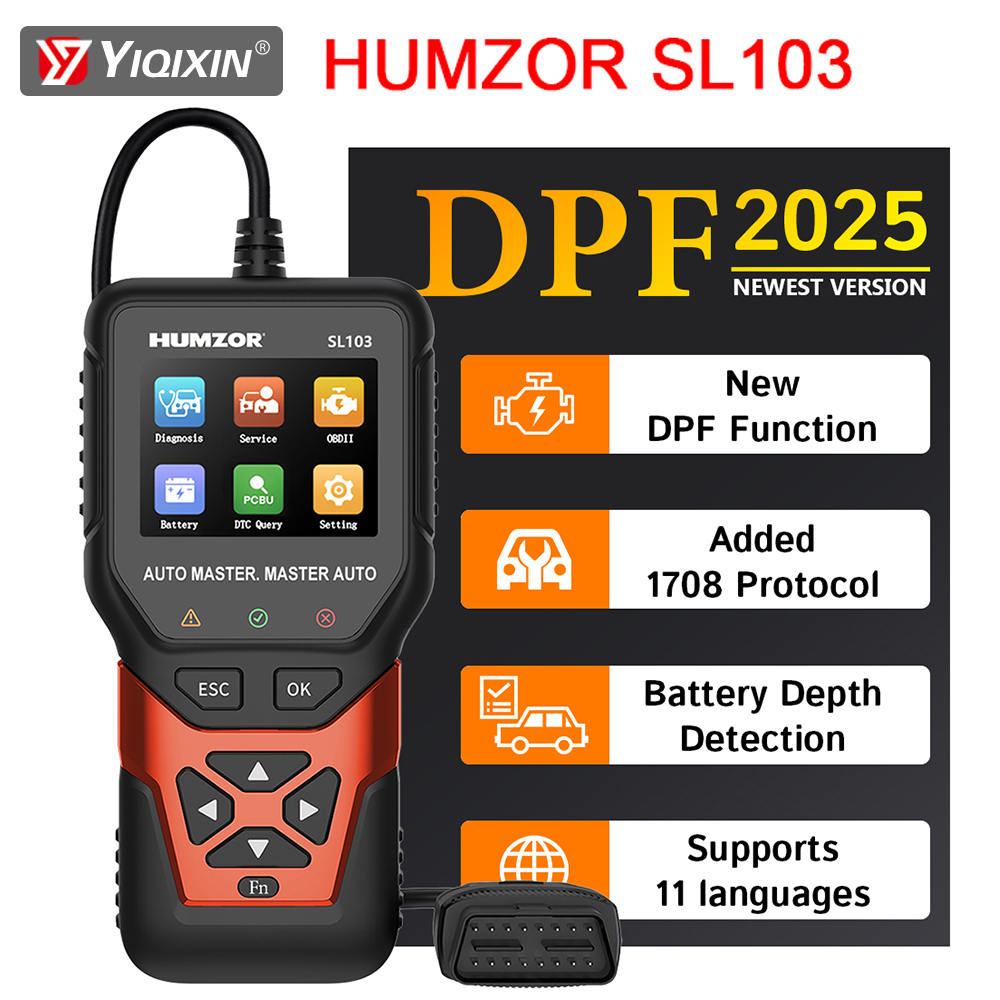 Car Scanner Dpf Regeneration Tool - Диагностический сканер HUMZOR SL103 для автомобилей: