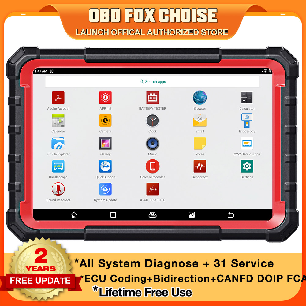 Obd2 Scanner Bidirectional Launch X431 - LAUNCH X431 PRO Elite Двунаправленный сканер