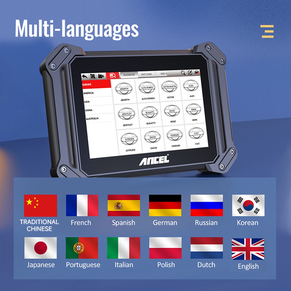 Obd2 Scanner Heavy Duty Truck - 12В 24В Диагностический сканер OBD2 для