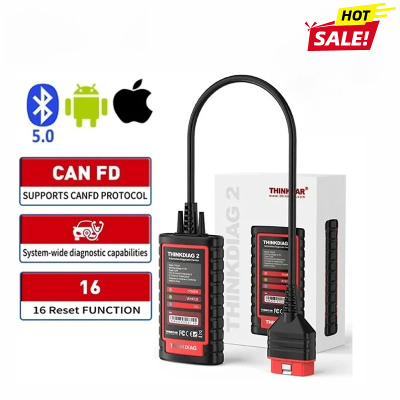 Thinkcar Thinkdiag 2 - THINKCAR THINKDIAG2 автомобильный сканер OBD2 считыватель