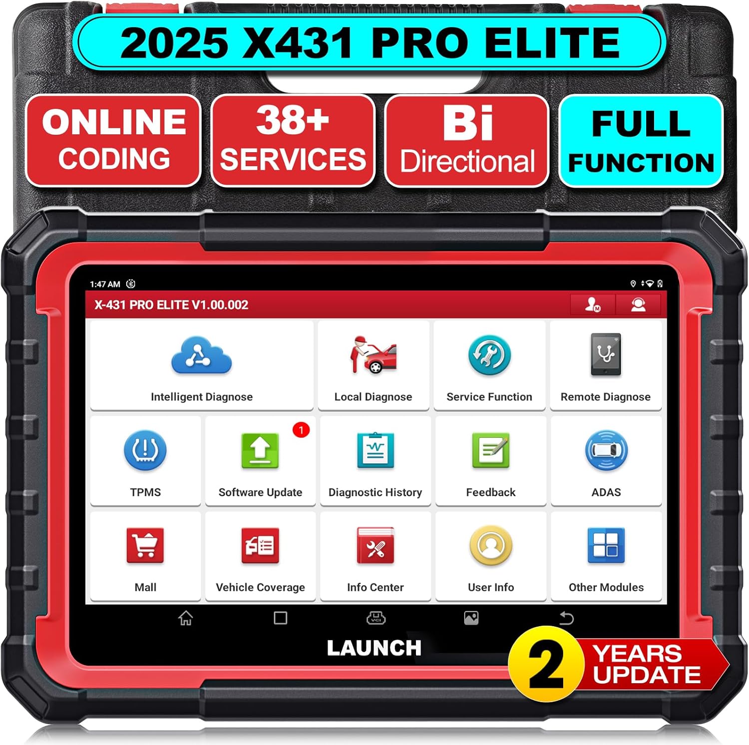 Launch X431 Pro Elite - Диагностический сканер LAUNCH X431 PRO Elite
