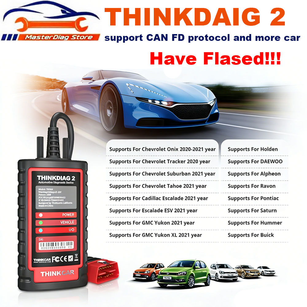 Thinkcar Thinkdiag 2 - THINKCAR Thinkdiag 2, имеет прошивку, поддержку