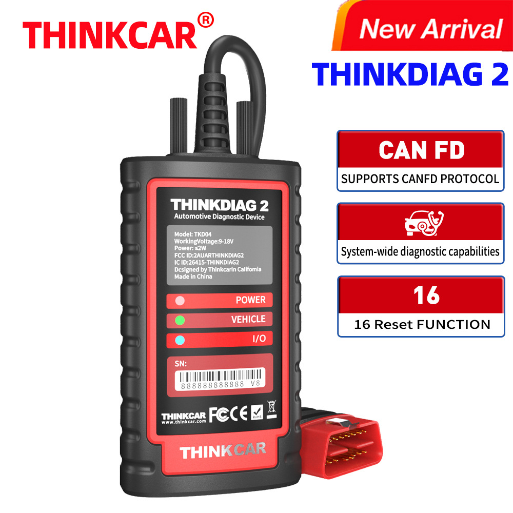 Thinkcar Thinkdiag 2 - Диагностический сканер THINKCAR Thinkdiag 2 OBD2