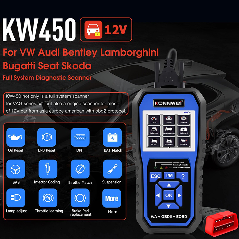 Obd2 Scanner Abs Srs Airbag Reset - Специализированный диагностический инструмент OBD2 для автомобилей