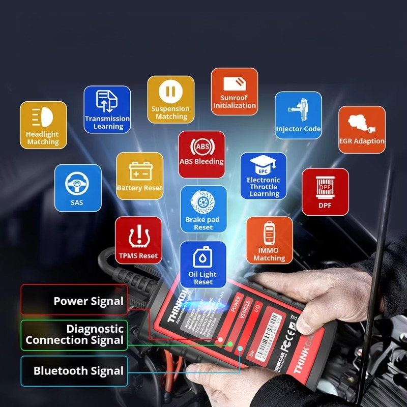 Диагностический инструмент для – обзор и цена Thinkcar Thinkdiag 2