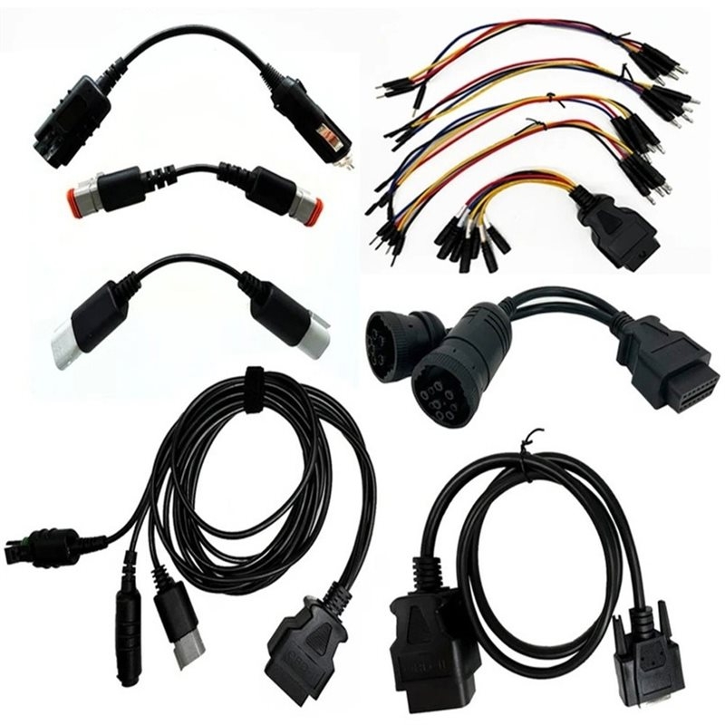 V8.7 V7.62 6 Кабель OBD2 для а – обзор и цена Obd2 Scanner Heavy Duty Truck
